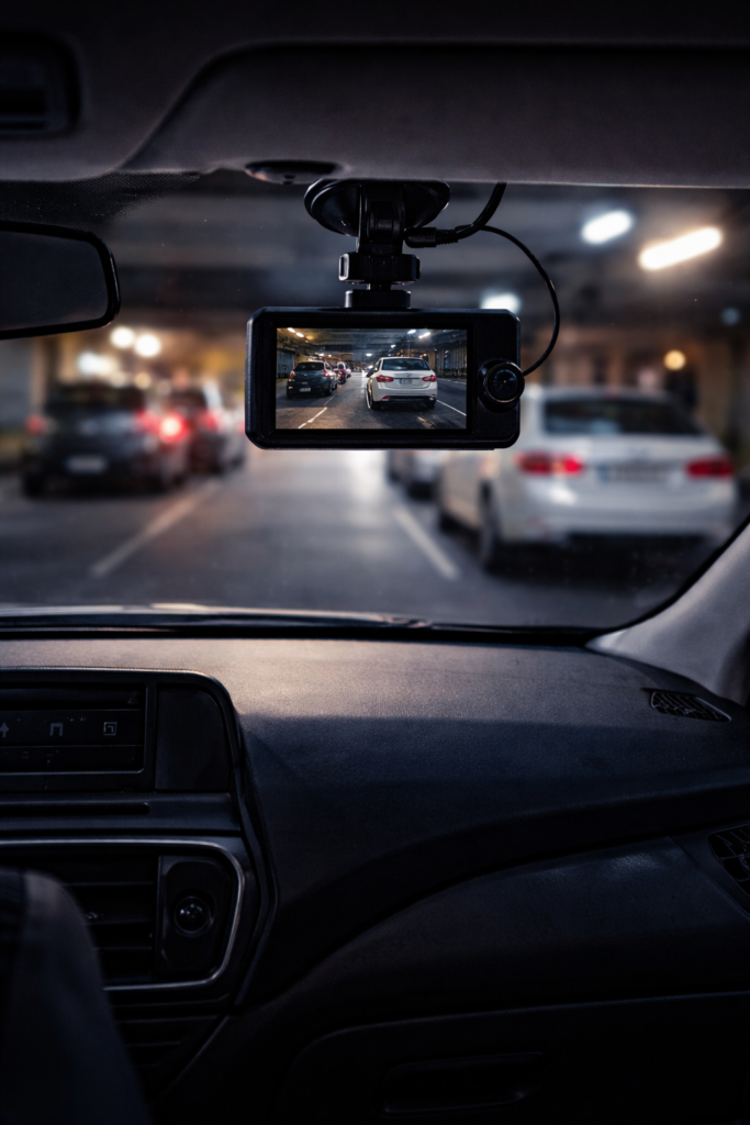 menetrögzítő kamera parkoló mód